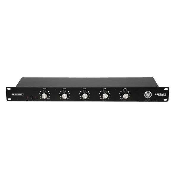 OMNITRONIC EQ-25 MK2 DJ Equalizer - Front View 