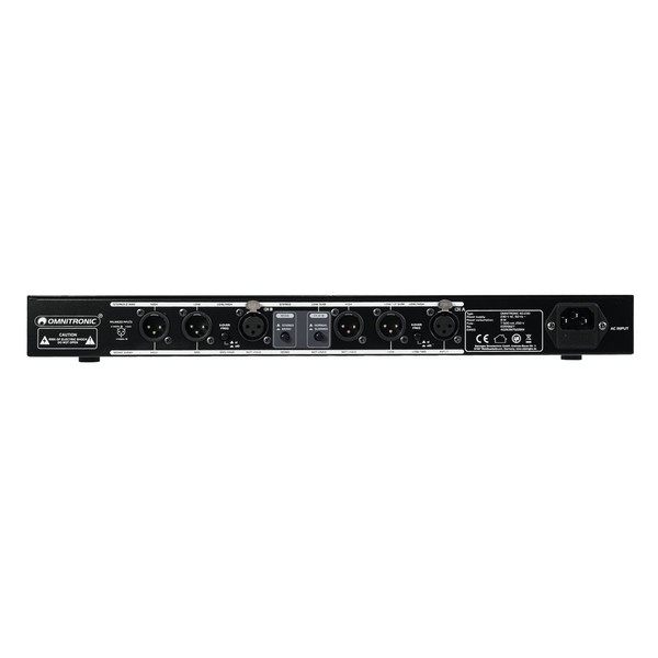 Omnitronic XO-300 Active Crossover - Rear