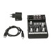 Omnitronic MRS-502USB Analog Mixer with USB Interface - Full pack 