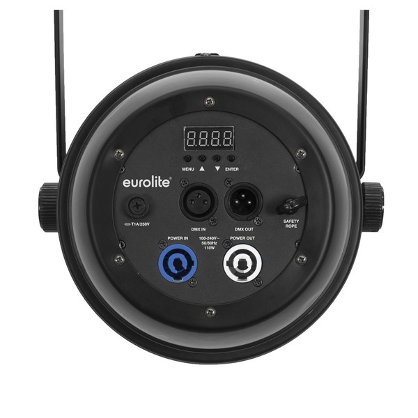 EUROLITE LED PAR-64 COB 3000K 100W Zoom bk - Rear