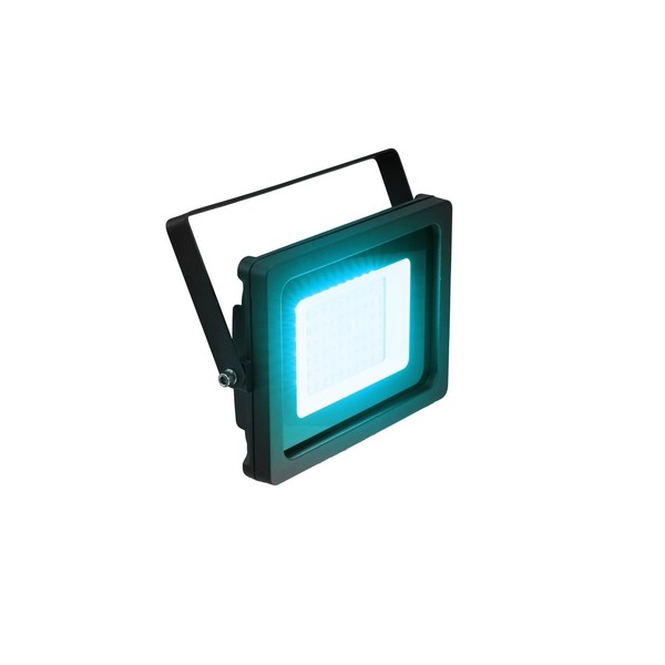 EUROLITE LED IP FL-30 Outdoor Floorlight, Turquoise- Angled