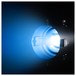 EUROLITE LED PAR-64 COB RGBW 120W Zoom bk - Front Angled Left Lit Blue