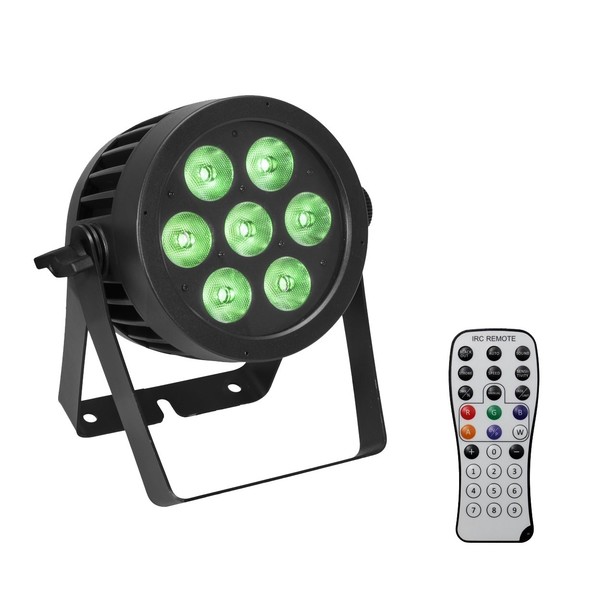 EUROLITE LED IP PAR 7x9W SCL spot - With Controller 