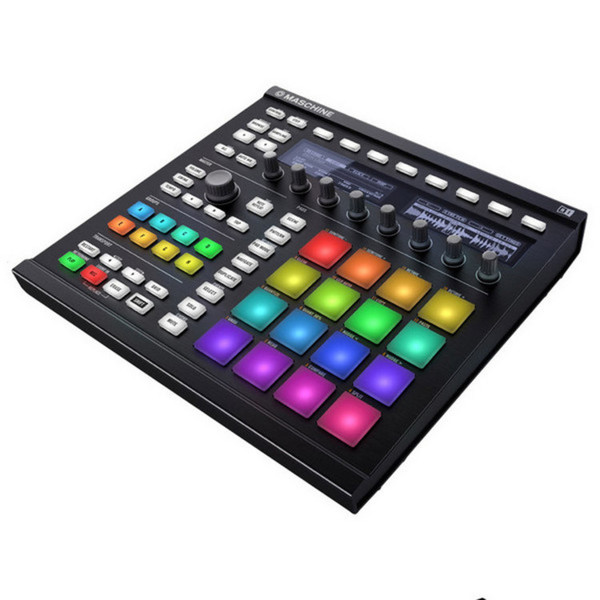 Native Instruments Maschine MKII, Steel Blue Custom Kit and Stand