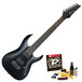 Ibanez RGA7 7-String Electric Guitar, Black FREE Accessories Pack