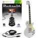 Rocksmith (Xbox 360) + Electric-GB Guitar by Gear4music, White