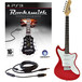 Rocksmith (PS3) + Electric-JG Guitar by Gear4music, Red