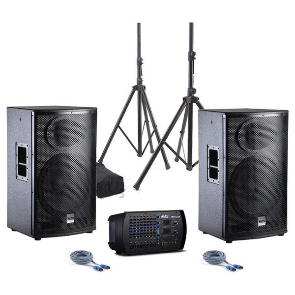 Alto 800W PA System Package and Stands