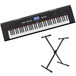 Yamaha Piaggero NP-V60 Portable Keyboard, Black, FREE Stand and DVD