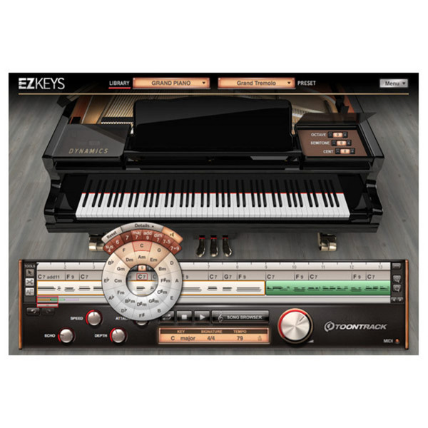 Toontrack EZkeys Virtual Grand Piano Software
