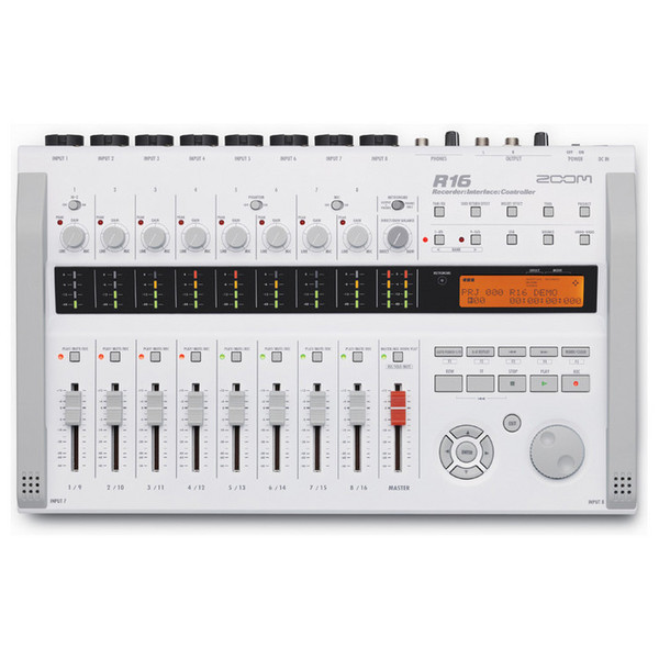 Zoom R16 Multitrack Recorder, Audio Interface & Controller (Front)