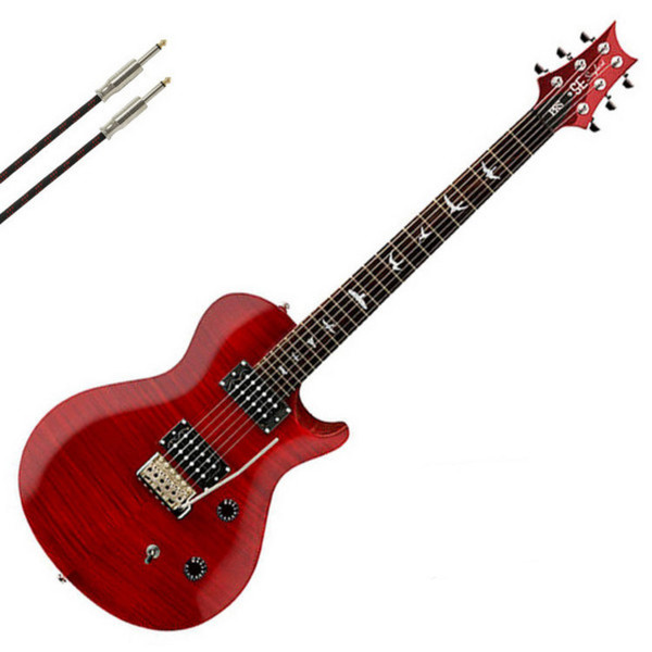 PRS SE Singlecut Electric Guitar, Scarlett Red + FREE Gift