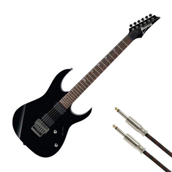 Ibanez Premium RG821-BK Electric Guitar, Black with FREE Gift