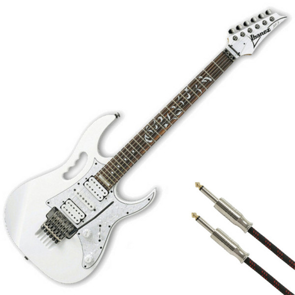 DISC Ibanez JEM555, Steve Vai Signature Electric Guitar, White