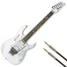 Ibanez JEM555, Steve Vai Signature Electric Guitar, White + FREE Gift