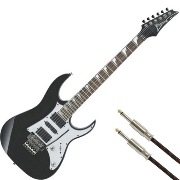 Ibanez RG350EXZ Electric Guitar, Black with FREE Gift