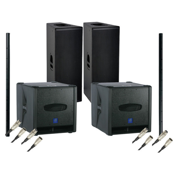 dB Technologies 2.2 kW Big Band PA System