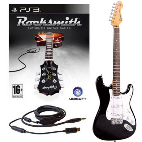 Rocksmith (PS3) + Encore Electric Guitar, Black