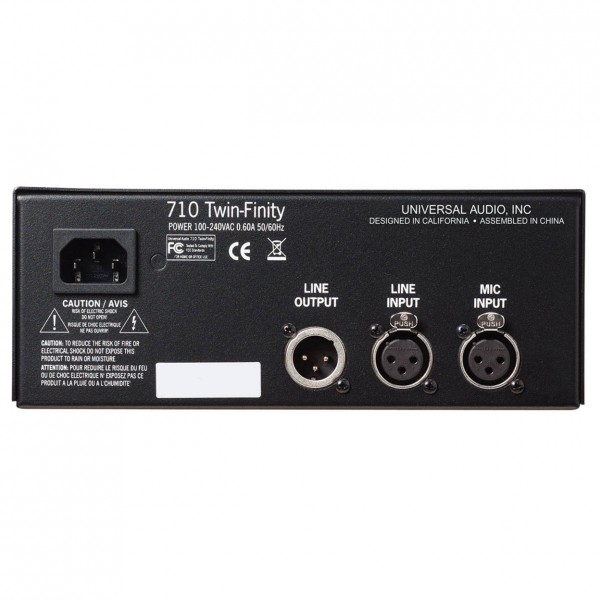 その他 710 Twin Universal Audio 710 Twin-Finity dźwięk mieszania Mic Preamp i DI