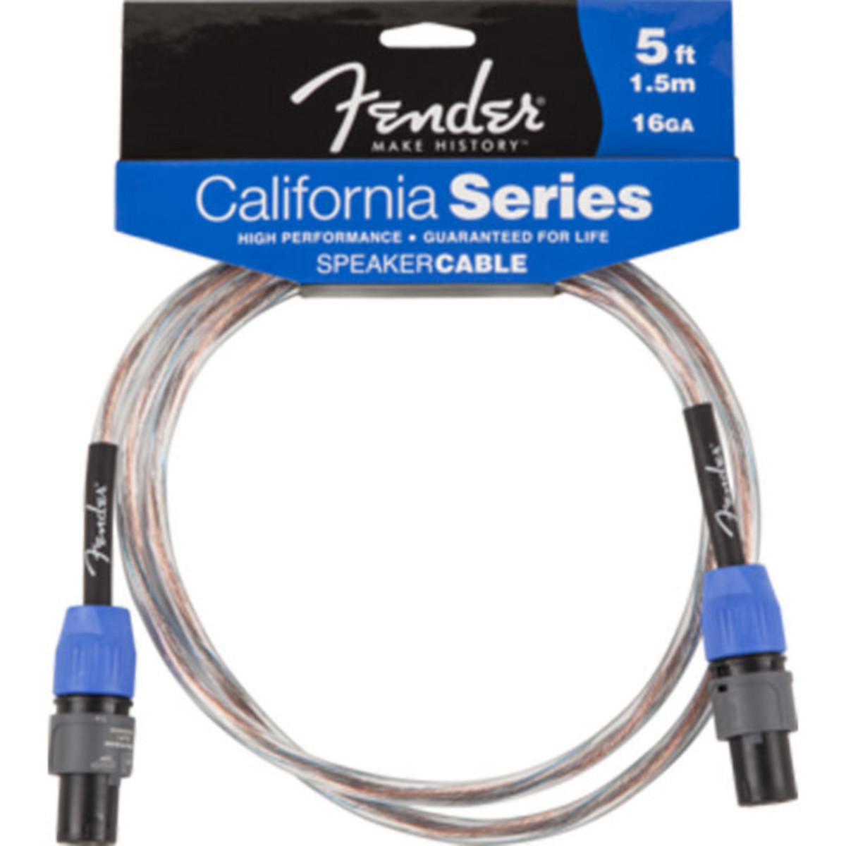 Fender California Cable De Altavoz De 1.5 M, 16GA, Jack A Jack De 6,35