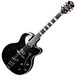 Hofner Gold Label New President Archtop Electric Guitar, Gloss Black