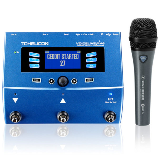 TC Helicon VoiceLive Play with Sennheiser e 835 fx