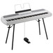 Korg SP-280 Digital Stage Piano, White with Music Stand