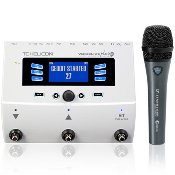 TC Helicon VoiceLive Play GTX with Sennheiser e 835 fx