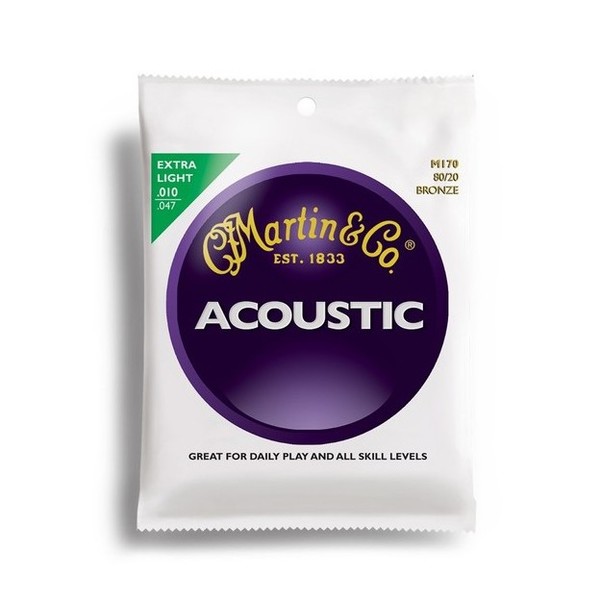 Martin M170 80/20 Bronze Acoustic Strings 010-047