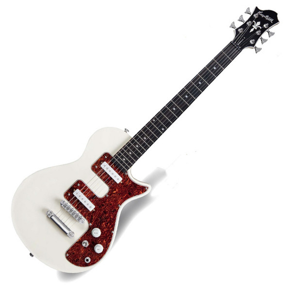 Hagstrom Metropolis-S Electric Guitar, Creme