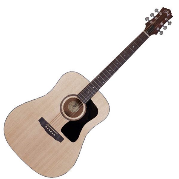 Guild AD-3 Rosewood Dreadnought, Natural with Case