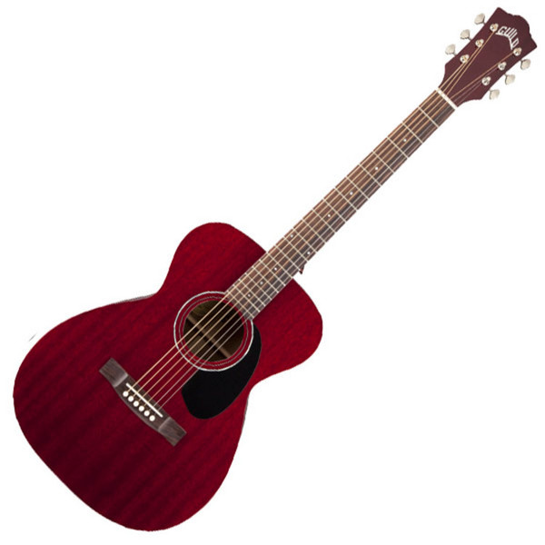 Guild M-120E, Mahogany, Cherry Red