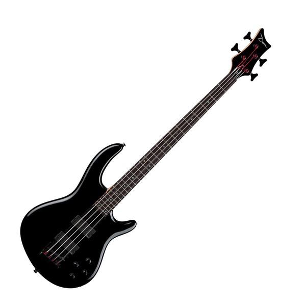 Dean Edge Series 4 String Bass with EMG Pickups, Classic Black