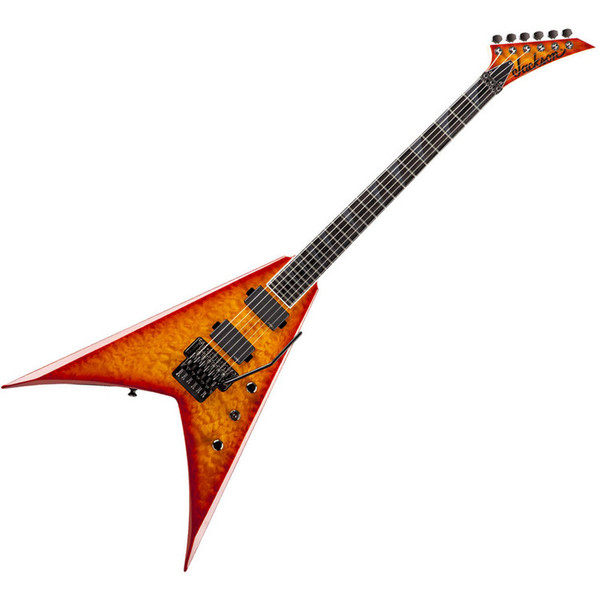 Jackson KVMGQ Pro Series King V Electric Guitar, Amber Sunburst