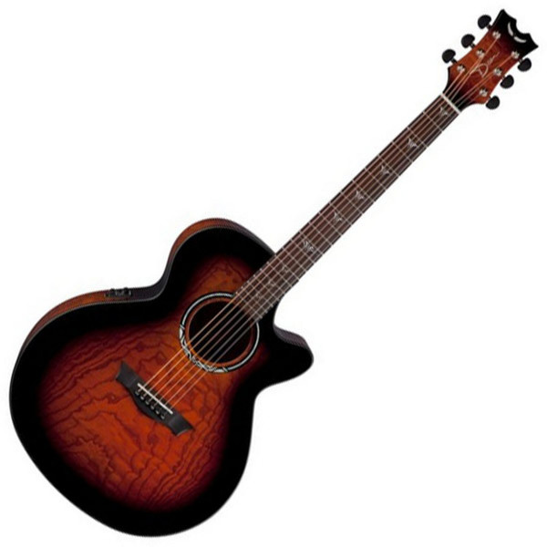 Dean Performer Ultra Electro Acoustic, Quilt Ash, Tiger Eye Finish