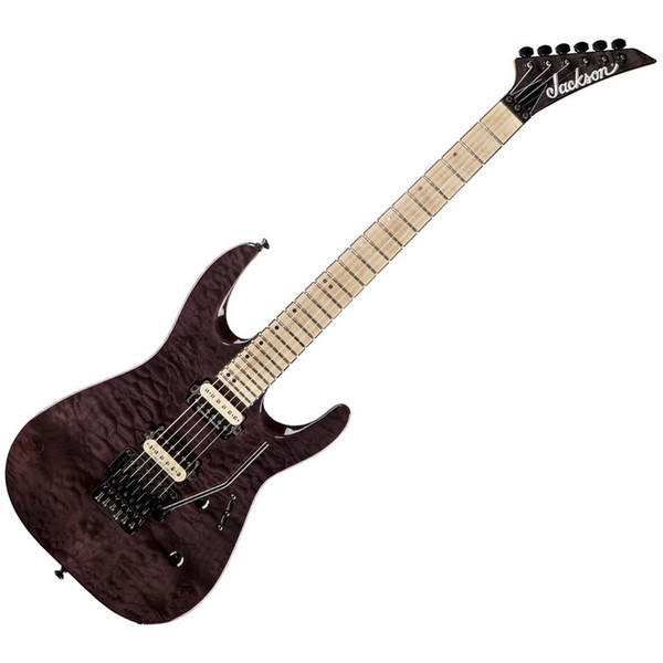 Jackson DK2MQ Pro Series Dinky Electric Guitar, Transparent Black