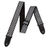 Dunlop Strap, Black and White Check