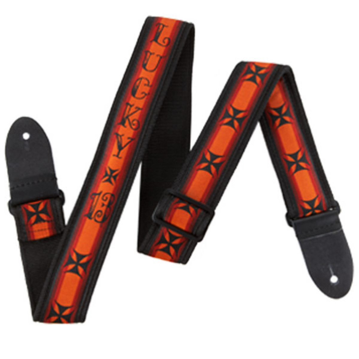 DISC Jim Dunlop Strap, Lucky 13 Cross at Gear4music