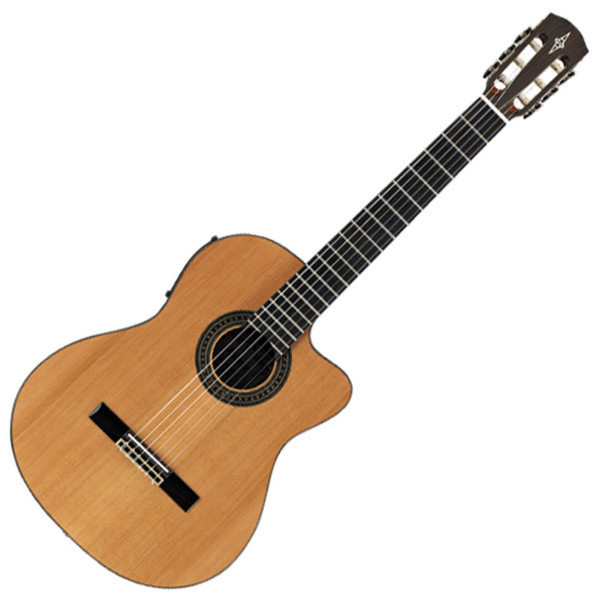 Alvarez AC65CE Electro Acoustic Classical Guitar, Natural