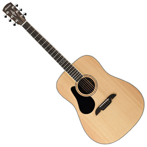 Alvarez AD60 Dreadnought Acoustic Guitar, Natural, Left Handed