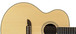 Alvarez AJ80 Jumbo Acoustic Guitar, Natural Upper Body