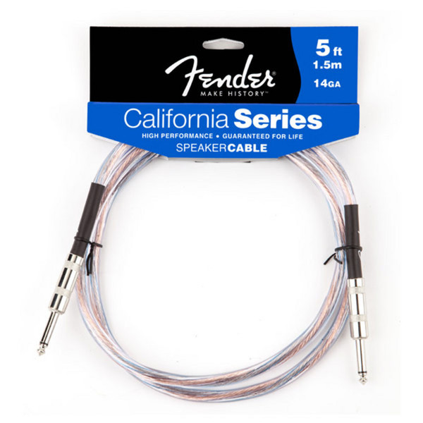 Fender California Speaker Cable, 1.5m, 14GA, 1/4&quot; Jack - 1/4&quot; Jack