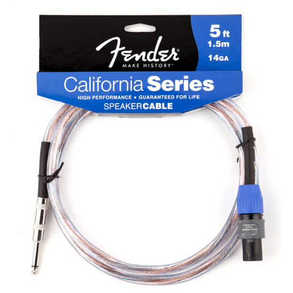Fender California Speaker Cable, 1.5m, 14GA, 1/4&quot; Jack - Speakon
