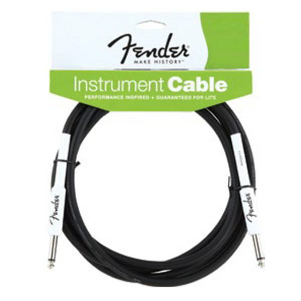 Fender Instrument Cable, Black, 4.5m