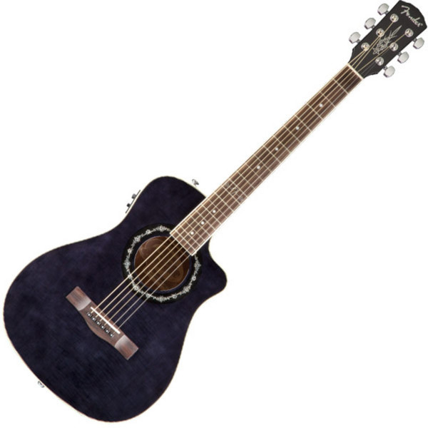 Fender T-Bucket 200-CE Orchestra Electro Acoustic Guitar, Black