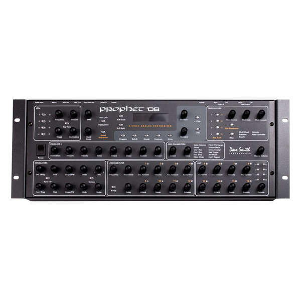 DISC Dave Smith Instruments Prophet 08 PE Desktop Synthesizer 