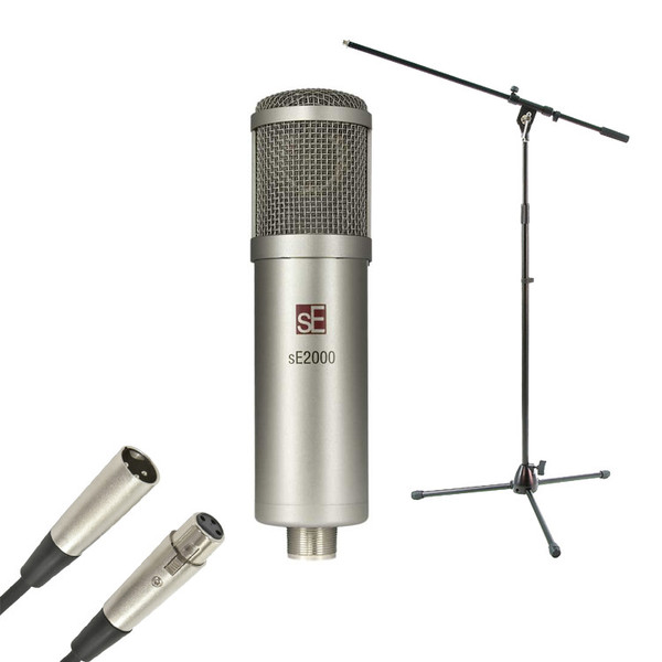 sE Electronics SE2000 MKII Condenser Mic with Boom Stand and 3m Cable