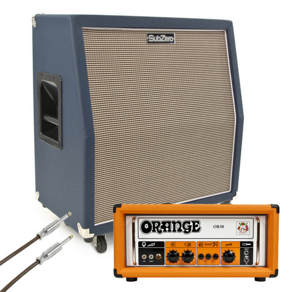 Orange OR50 MKII with SubZero G410 4x10 Celestion Speaker Cabinet