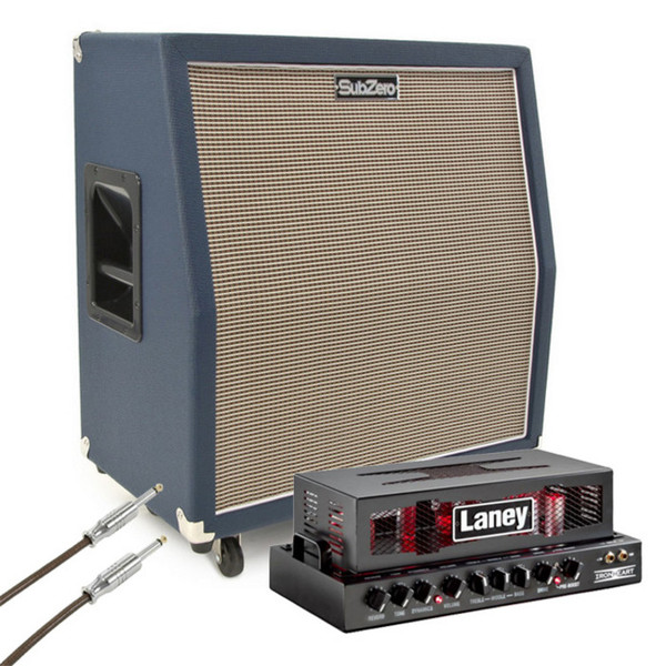 Laney Ironheart IRT15H with SubZero 4x10 Celestion Speaker Cabinet