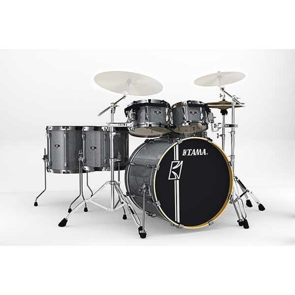 Tama Superstar Hyperdrive Drum Kit, Galaxy Silver Burst